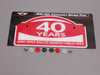 ES#196103 - 82120390429 - MINI Monte Carlo Marque - 40 Years - Priced Each - (NO LONGER AVAILABLE) - For the front license plate location - Genuine MINI - 