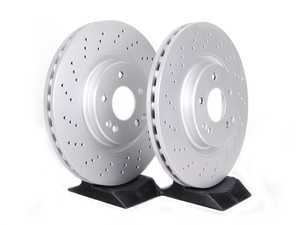 ES#2561803 - 2034211312 - Front Brake Rotors - Pair - Featuring a protective Meyle Platinum coating - Meyle - Mercedes Benz