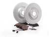 ES#2562185 - 8E0615301TK1 - Front Brake Service Kit - Featuring ECS V5 rotors and ECS DD23 ceramic pads. - Assembled By ECS - Audi