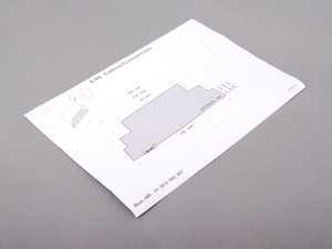 ES#12595 - 01290026907 - E46 Template - Genuine BMW - BMW