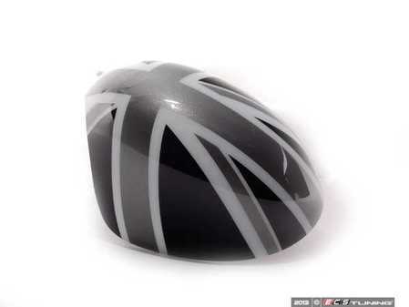 ES#253383 - 51162147673 - Mirror Cap Black Jack - Left - Upgrade or replace your MINI side mirror cap - Genuine MINI - MINI