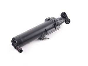 ES#2137833 - 8K0955101B - Headlight Washer Jet Cylinder With Carrier - Left - Washer jet assembly that fits in front bumper for headlight assembly - Genuine Volkswagen Audi - Audi