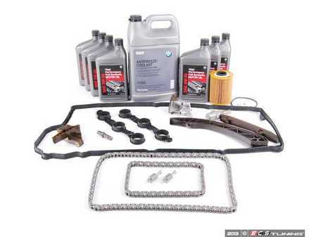 ES#2586734 - 11311738700TBKT - Timing Chain Kit - Everything you need to get the job done, including coolant, oil and filter - Assembled By ECS - BMW