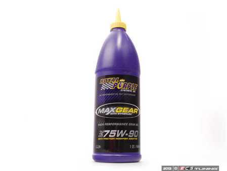 ES#263484 - 01300 - Max-Gear Gear Oil 75w90 - 1 Quart - Max-Gear is recommended for use in front or rear open differentials, manual transmissions, and lower gear units of marine engines that specify use of an API GL-5 or GL-4 fluid - Royal Purple - Audi BMW Volkswagen Mercedes Benz Porsche