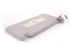 ES#87155 - 51168242548 - Sun Visor w/ mirror and light - Gray - Replace a damaged or missing visor to keep the sun out of your eyes while driving - Genuine BMW - BMW