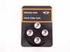 ES#64265 - 36110429652 - MINI "Cooper S" Logo Valve Stem Caps Set - Priced As Set - Get the "S" look in red color scheme - Genuine MINI - MINI