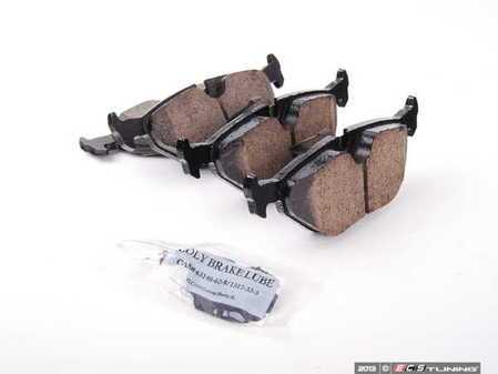 ES#2063712 - eur763 - Rear Euro Ceramic Brake Pad Set - Offers excellent pedal feedback, low dust, and smooth initial bite. A favorite among BMW enthusiasts. - Akebono - BMW