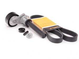 ES#2586329 - 06J903133A1KT - Accessory Belt Kit - Keep your drive belt tight with a new belt, tensioner, and hardware - Assembled By ECS - Audi Volkswagen
