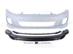 ES#2515440 - 5K0807217CLKT -  Edition 35 Front Bumper Cover - (NO LONGER AVAILABLE) - Complete front cover with holes for parking distance sensors, comes with fitting lower textured lip spoiler. - Genuine European Volkswagen Audi - 