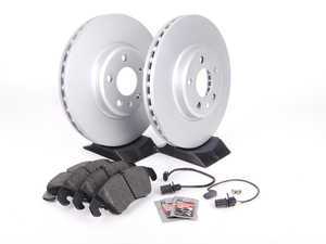 ES#2594263 - 8K0615301AKT2 -   Front Brake Service Kit - Featuring Meyle rotors and ECS DD23 "Daily Driver" ceramic pads. - Assembled By ECS - Audi