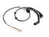 ES#310691 - 1J0927903R - Front ABS Wiring Harness - Left - For vehicles with brake pad wear indicators, located on the front left side. - Genuine Volkswagen Audi - Volkswagen