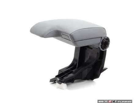 ES#84534 - 51167901343 - Front Armrest Assembly - Grey Leather - Keep your interior looking like new - Genuine BMW - BMW