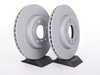 ES#10490 - 34116855156KT3 - Front Brake Rotors - Pair (325x25) - Restore braking power. - Zimmermann - BMW