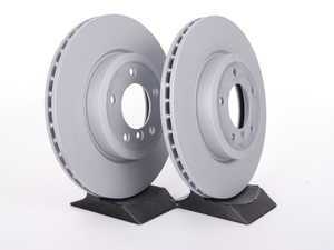 ES#10490 - 34116855156KT3 - Front Brake Rotors - Pair (325x25) - Restore braking power. - Zimmermann - BMW
