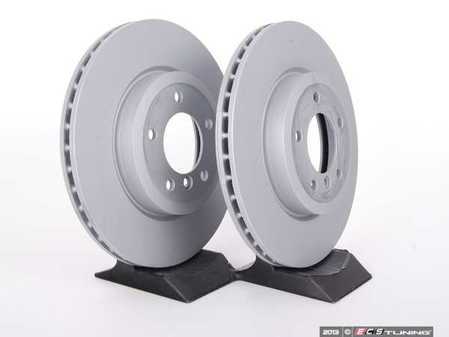 ES#10490 - 34116855156KT3 - Front Brake Rotors - Pair (325x25) - Restore braking power. - Zimmermann - BMW