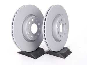 ES#6212 - 1K0615301AAKT9 -  Front Brake Rotors - Pair (312x25) - Featuring Zimmermann's "Coat Z" coating for corrosion resistance - Zimmermann - Audi Volkswagen
