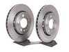 ES#2608473 - 8N0615601BKT - UV Coated Brake Rotors - Pair (256x22) - Features Brembo's special UV paint treatment that guarantees superior corrosion resistance. - Brembo - Audi Volkswagen