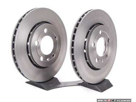 ES#2608473 - 8N0615601BKT - UV Coated Brake Rotors - Pair (256x22) - Features Brembo's special UV paint treatment that guarantees superior corrosion resistance. - Brembo - Audi Volkswagen