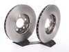ES#2608473 - 8N0615601BKT - UV Coated Brake Rotors - Pair (256x22) - Features Brembo's special UV paint treatment that guarantees superior corrosion resistance. - Brembo - Audi Volkswagen