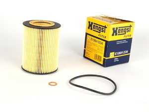 ES#10313 - 11427512300 - Oil Filter Kit - Includes filter, O-ring, and copper washer - Hengst - BMW