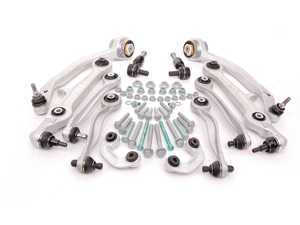 ES#240541 - 8E0498998S1 -  Complete Front Control Arm Kit - Includes all front control arms and hardware - plus tie rod ends and sway bar end links! - Febi - Audi