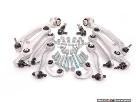 ES#240541 - 8E0498998S1 -  Complete Front Control Arm Kit - Includes all front control arms and hardware - plus tie rod ends and sway bar end links! - Febi - Audi