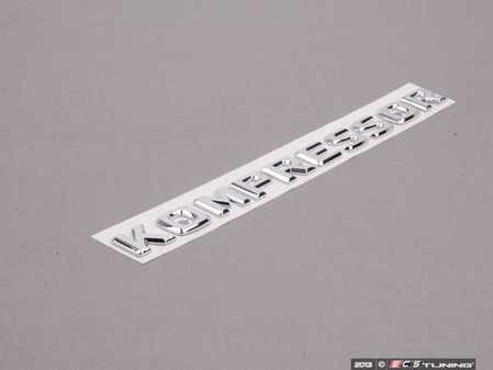 ES#1733982 - 2038173015 - 'KOMPRESSOR' Emblem - Located on the trunk lid - Genuine Mercedes Benz - Mercedes Benz