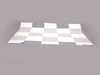 ES#78726 - 51140140184 - Roof Decal - Checkered - Full top graphic to add checkered print to a white roof - Genuine MINI - MINI