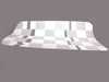 ES#78726 - 51140140184 - Roof Decal - Checkered - Full top graphic to add checkered print to a white roof - Genuine MINI - MINI