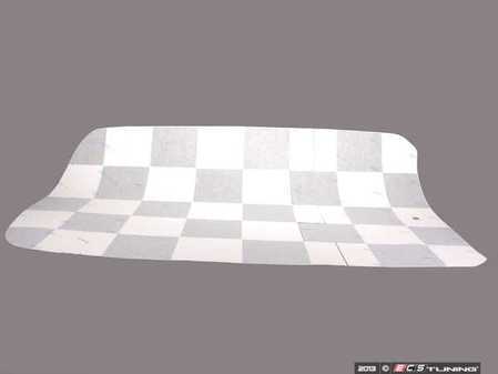 ES#78726 - 51140140184 - Roof Decal - Checkered - Full top graphic to add checkered print to a white roof - Genuine MINI - MINI