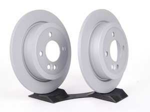 ES#2586548 - 342115030702KT - Rear Brake Rotors - Pair 10.19" (259x10) - New brake rotor to restore your stopping power - Coated - Zimmermann - MINI