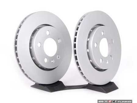 ES#263696 - 8N0615601BKT2 - Rear Brake Rotors - Pair (256x22) - Featuring a protective Meyle Platinum coating. - Meyle - Audi Volkswagen