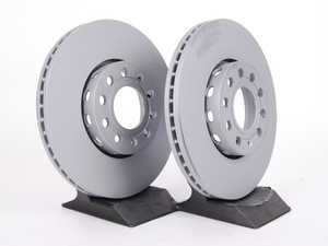 ES#1895196 - 8E0615301QKT6 - Front Brake Rotors - Pair (288x25) - Features an Anti-Corrosion coating "Anti-Z" - Zimmermann - Audi Volkswagen