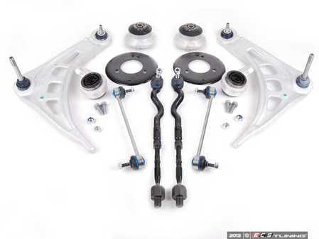 ES#205227 - E463112-2 - Front Suspension Refresh Kit - Level 2 - Control arms and brackets, tie rods, and stabilizer end links for a more complete front suspension rebuild - with Meyle HD components - Meyle - BMW