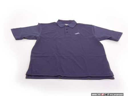 ES#2153336 - AWM700NM - Pima Performance Polo - Navy - Medium - (NO LONGER AVAILABLE) - Performance athletic apparel from Audi. - Audi Collection - 