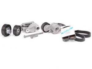 ES#2598805 - 11287512762KT - Accessory Belt Kit Service Kit - Utilizes all genuine BMW components - includes updated hydraulic alternator tensioner - Genuine BMW - BMW
