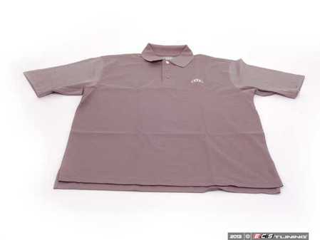 ES#2153331 - AWM700M - Pima Performance Polo - Gray - Medium - (NO LONGER AVAILABLE) - Performance athletic apparel from Audi. - Audi Collection - 