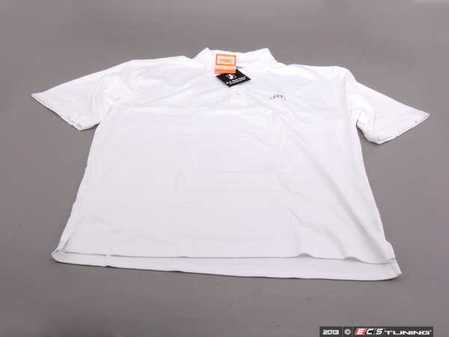 ES#2153347 - AWM700WL - Pima Performance Polo - White - Large - (NO LONGER AVAILABLE) - Performance athletic apparel from Audi. - Audi Collection - 