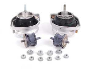 ES#2592941 - 22111092823KT2 - Drivetrain Mount Kit - Includes German-made engine and transmission mounts with mounting hardware - everything you need to install! - Lemforder - BMW