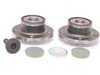 ES#2588452 - 1T0598611BKT1 - Rear Wheel Bearing Kit - Featuring Bremmen Parts wheel bearings with mounting hardware - Assembled By ECS - Audi Volkswagen