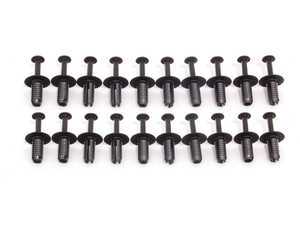 ES#2597607 - 51111908077KT - Plastic Rivet - Pack Of 20 - Snap in, push center to secure - Genuine BMW - 