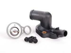 ES#2587245 - 11537596787KT4 - Thermostat Replacement Kit - Thermostat housing and thermostat kit with bolts : Cooper S/JCW - Assembled By ECS - MINI