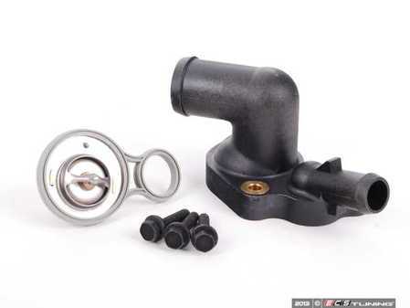 ES#2587245 - 11537596787KT4 - Thermostat Replacement Kit - Thermostat housing and thermostat kit with bolts : Cooper S/JCW - Assembled By ECS - MINI