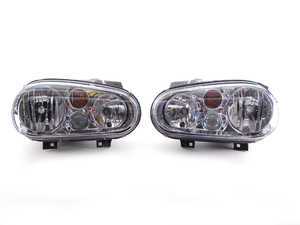 ES#2580887 - 1J0941018CKTWF -   Headlights - Pair - (NO LONGER AVAILABLE) - With fog lights, with clear turn signal lenses - Genera - 