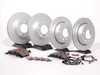 ES#2593146 - 34351164371KT2 - Front And Rear Brake Service Kit - Featuring Meyle coated rotors and ECS DD23 Daily Driver ceramic pads - Assembled By ECS - BMW