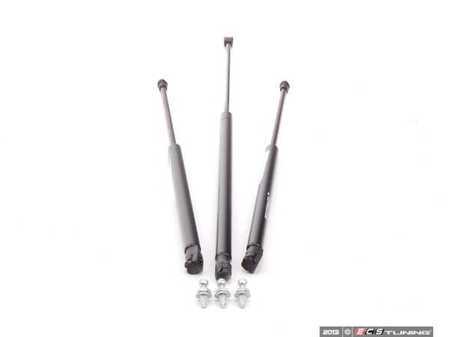ES#2594803 - 3B0823359BKT1 - B5 Hood And Hatch Strut Kit - Gas strut kit for the front and rear of your wagon - Assembled By ECS - Volkswagen