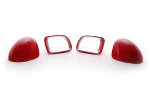 ES#2138996 - 51192185769 - JCW Design Package - Non Power Fold Mirror - (NO LONGER AVAILABLE) - JCW red highlights for your Countryman / Paceman - Genuine MINI - 