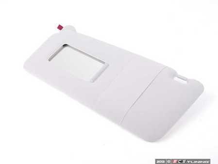 ES#87154 - 51168242547 - Hellgrau Lighted Sunvisor - Left - If your sunvisor is broken or missing replace it with this OEM replacement - Genuine BMW - BMW