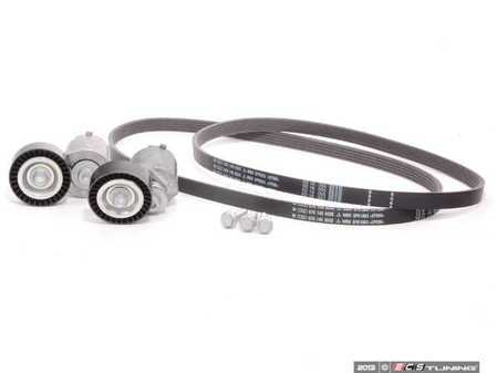 ES#2581731 - 07K903315TKT - Accessory Belt Kit - This comprehensive kit includes both tensioners and belts to get the job done right - Genuine Volkswagen Audi - Volkswagen