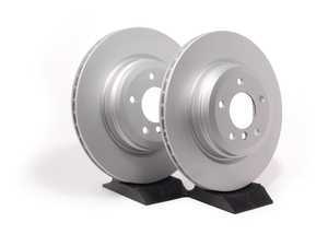 ES#2612415 - 34216855004KT2 - Rear Brake Rotors - Pair (336x22) - Featuring a protective Meyle Platinum coating. - Meyle - BMW